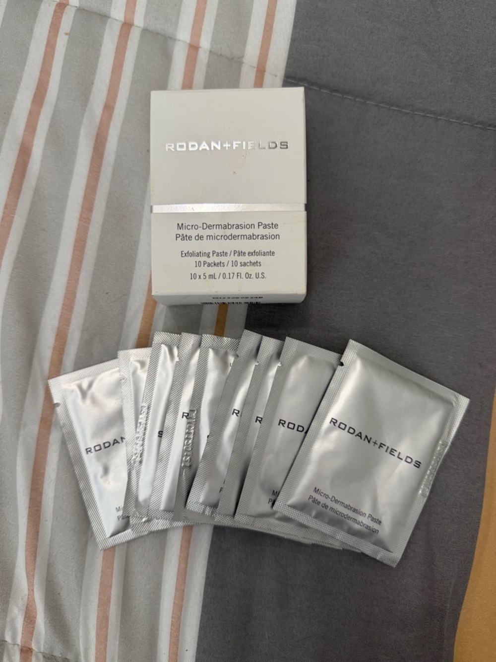 10 new and sealed Rodan + Fields Micro-Dermabrasion Paste Packets